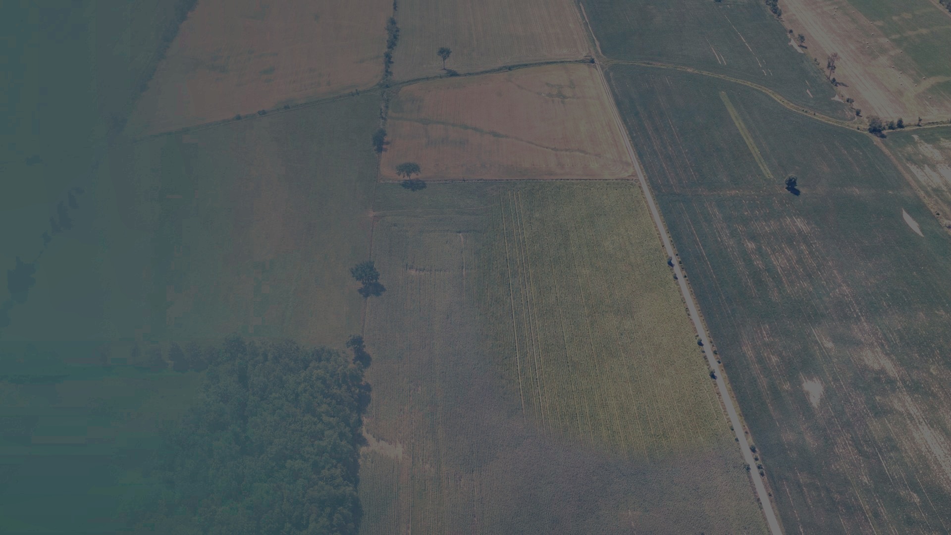 Planned infrastructure campus layout overlaid on the High Plains greenfield tract